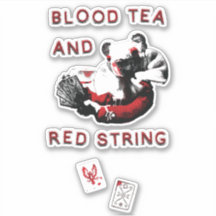 Adesivo do Rato de Blood Tea and Red String