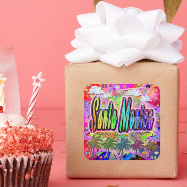 Adesivo do Santa Monica Vista Express (Festa)