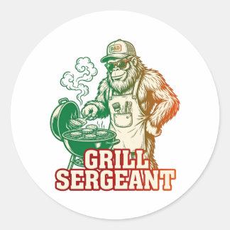 Adesivo do Sargento da Churrasqueira Bigfoot Engra