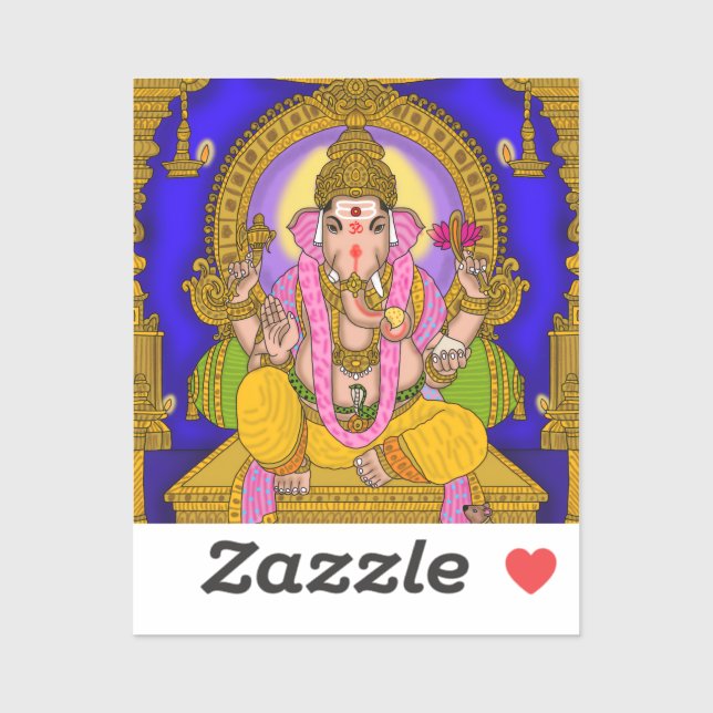 Adesivo do Senhor Ganesha (Folha)