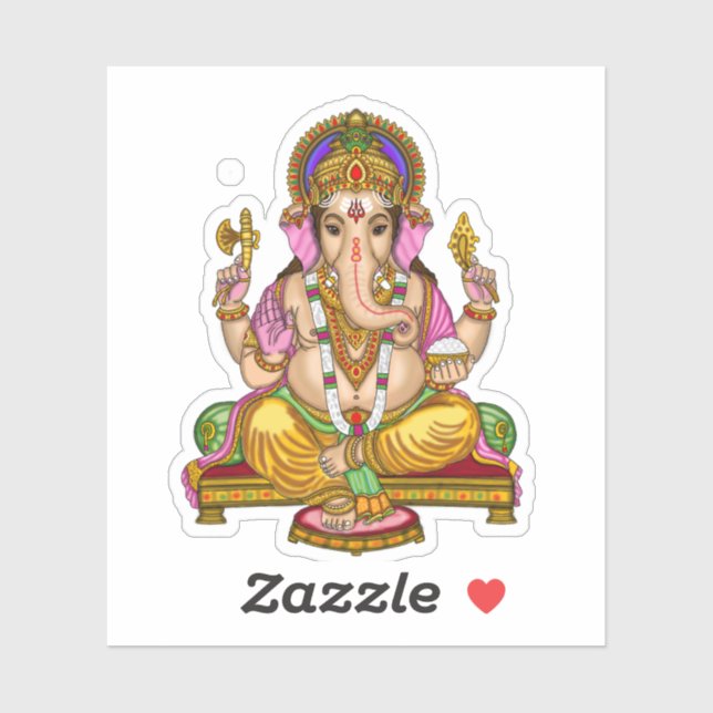 Adesivo do Senhor Ganesha (Folha)