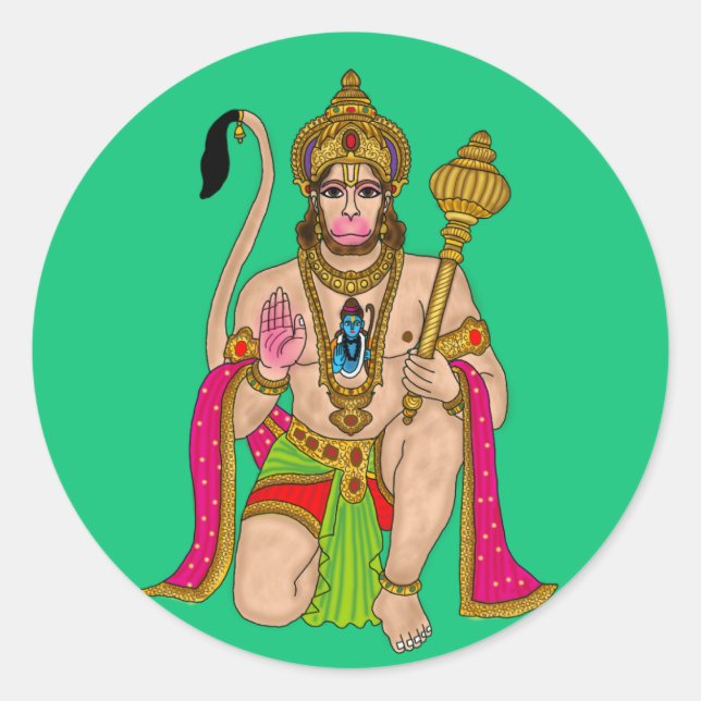 Adesivo do Senhor Hanuman (Frente)