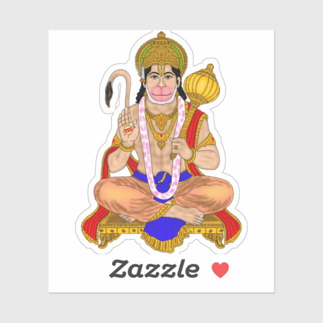 Adesivo do Senhor Hanuman (Folha)
