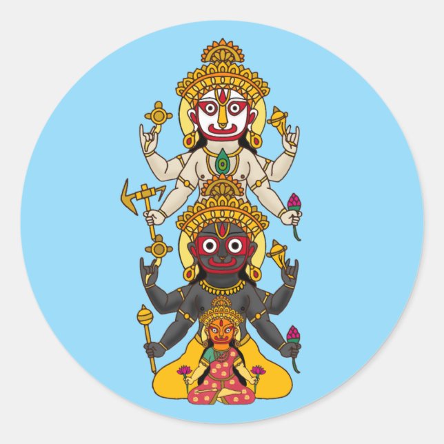 Adesivo do Senhor Jagannath (Frente)