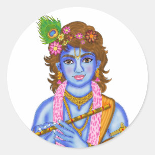 Adesivo do Senhor Krishna