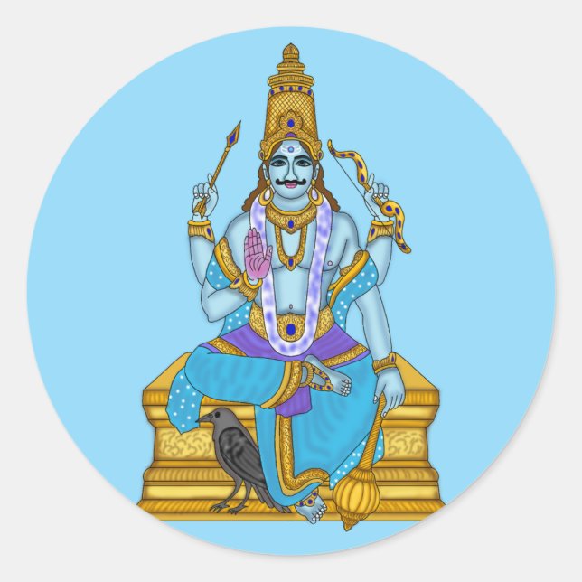 Adesivo do Senhor Shani Dev (Frente)