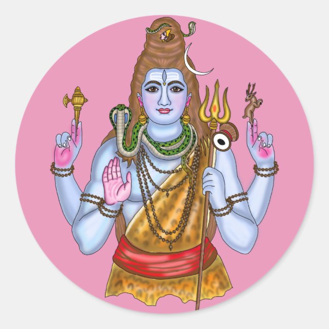 Adesivo do Senhor Shiva (Frente)