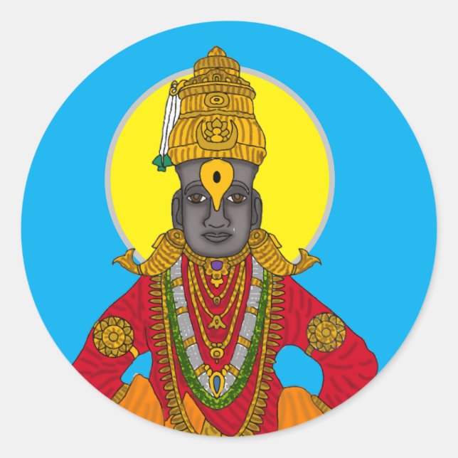 Adesivo do Senhor Vitthal (Frente)