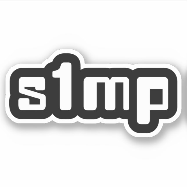 Adesivo do Simp Número Um (Frente)