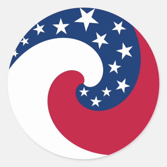 Adesivo do sinalizador do círculo (Frente)