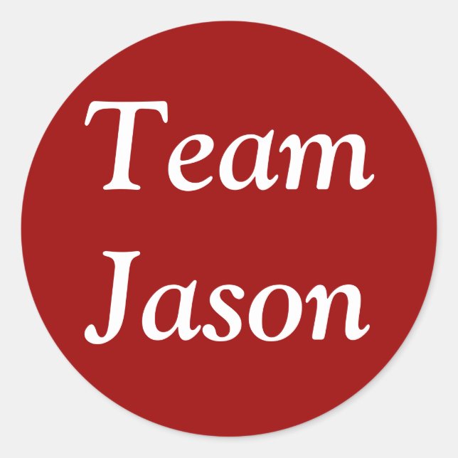 Adesivo do Team Jason (Frente)
