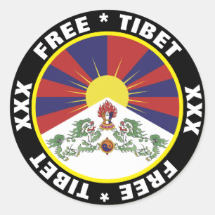 Adesivo do Tibete Livre, Bandeira do Tibete