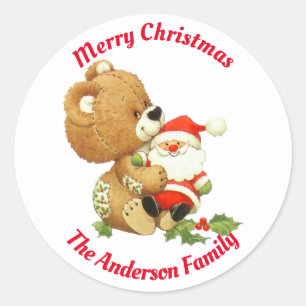 Adesivo do Urso de Natal