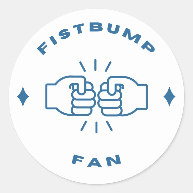 Adesivo do ventilador FistBump (Frente)