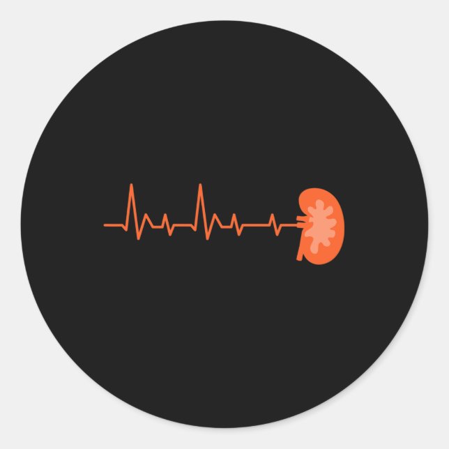 Adesivo Doador De Rins - Ekg Doença Renal Orgânica Do Puls (Frente)