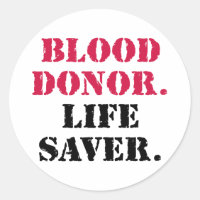 Doador de Sangue. Economizador de vida.