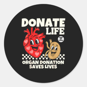 Adesivo Doar vida doação de sangue doação de órgãos salva