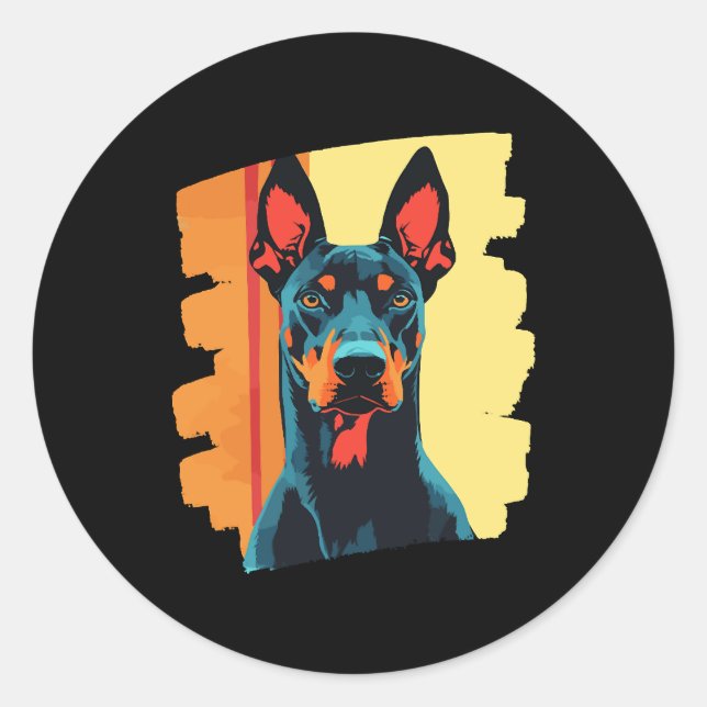 Adesivo Doberman (Frente)