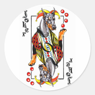 Adesivo Doberman Black Joker