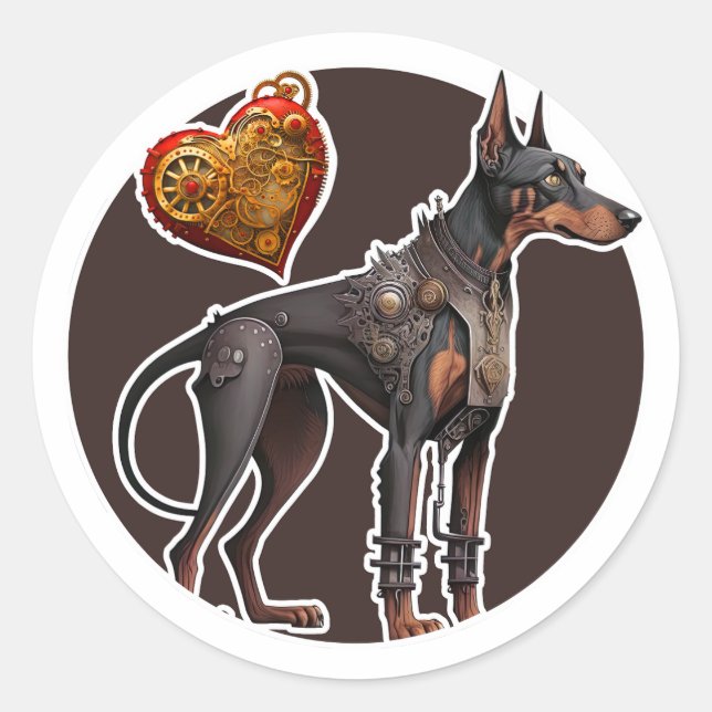 Adesivo Doberman Dog (Frente)
