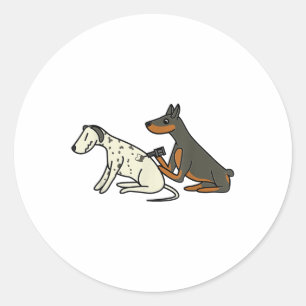 Adesivo Doberman, Moçável, Cujo Cão Dalmático Tatuando