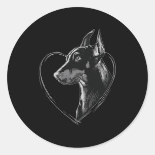 Adesivo Doberman Pinscher
