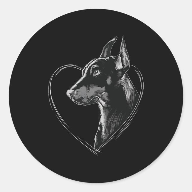 Adesivo Doberman Pinscher (Frente)