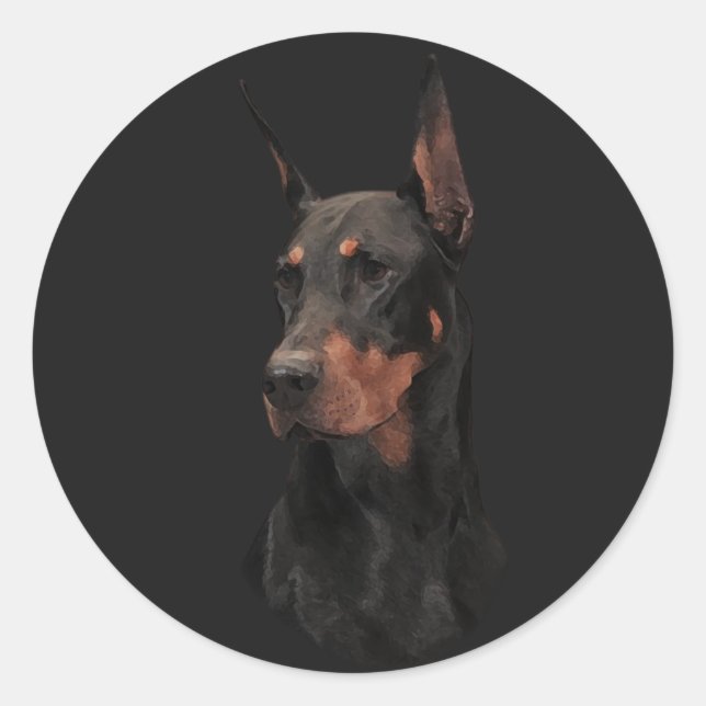 Adesivo Doberman Pinscher (Frente)
