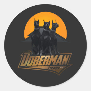 Adesivo Doberman Pinscher