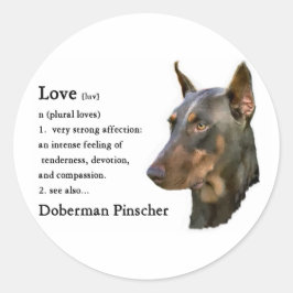 Adesivo Doberman Pinscher Gifts