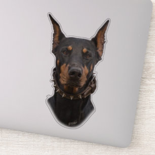 Adesivo Doberman Pinscher Sticker