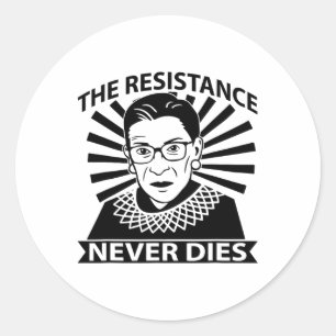 Adesivo Dobetterdesignsco Rbg Ruth Byder Ginsburg Resiste 