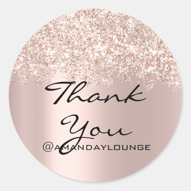 Adesivo Doce 16º Confetti para Pequenas Empresas Obrigado  (Frente)