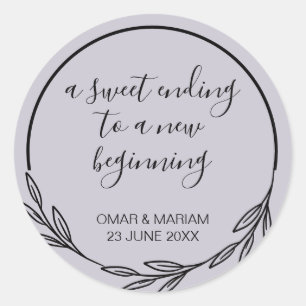 Adesivo Doce Acabando Novo Casamento Roxo Da Lavanda Inici