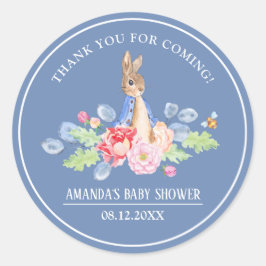 Adesivo Doce Bunny Obrigado Chá de fraldas