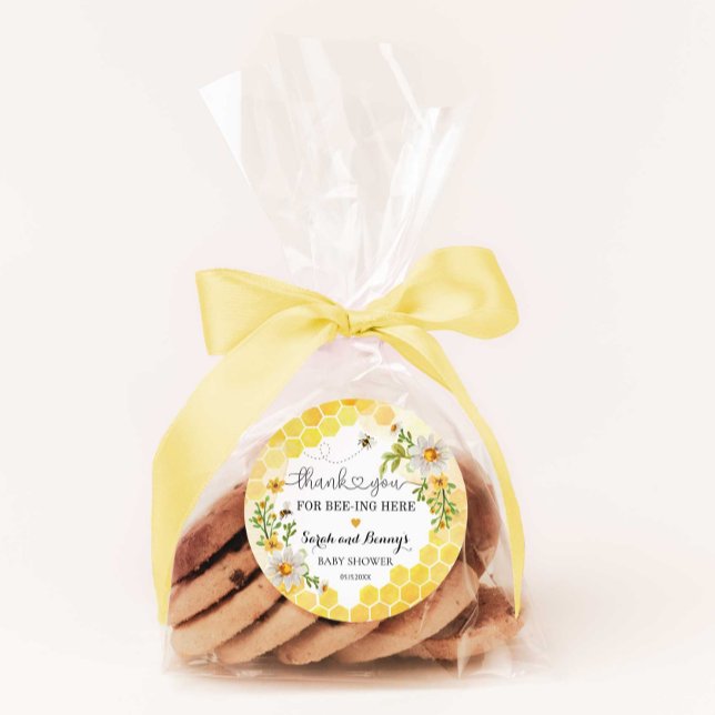 Adesivo Doce como pode ser agradeço seu Chá de fraldas. (Criador carregado)