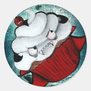 Adesivo Doce Cupcake Vampiro