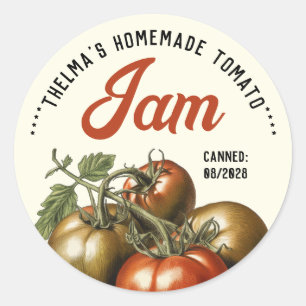 Adesivo Doce de tomate caseiro personalizado 