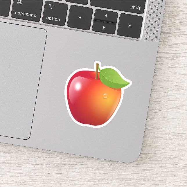 Adesivo Doce Maçã Vermelha (Detalhe)