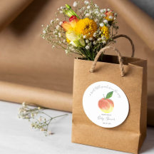 Doce Pequeno Chá de fraldas de Pêssego