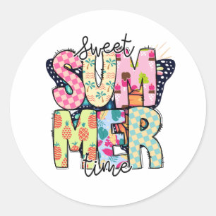 Adesivo Doce Vinheta de Verão -