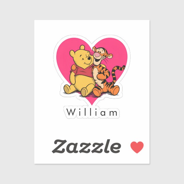 Adesivo Doce Winnie the Pooh & Tigger (Folha)