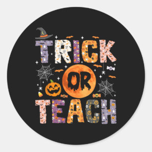 Adesivo Docente Ou Ensino Engraçados Professores Halloween