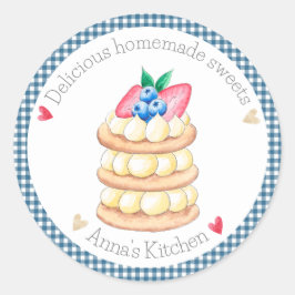 Adesivo Doces caseiros deliciosos