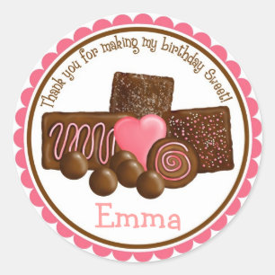 Adesivo Doces Chocolates Stickers