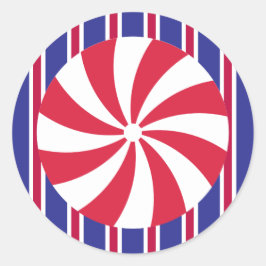 Adesivo Doces de hortelã-pimenta Rico