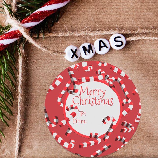 Adesivo Doces festivos 3D Feliz Natal (Criador carregado)