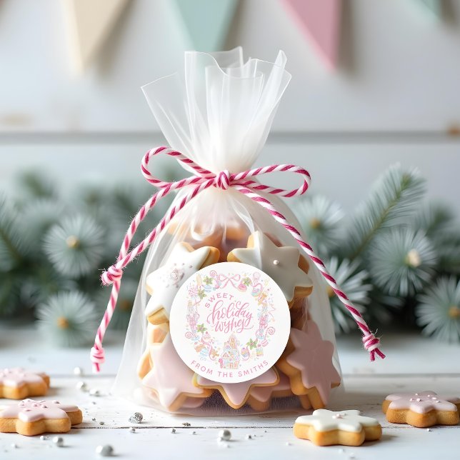 Adesivo Doces Pastéis | Doces Desejos de Fim de Ano (Criador carregado)