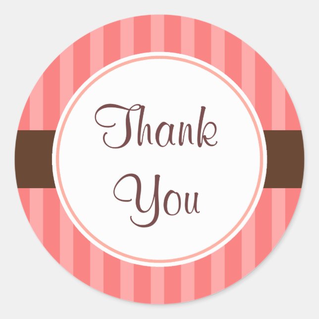 Adesivo Doces Rosa, Obrigado, Vinheiros (Frente)