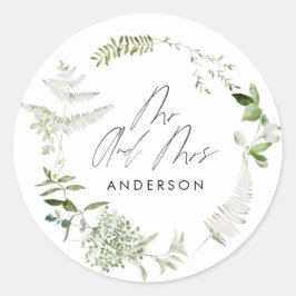 Adesivo Documento de casamento elegante e moderno de guião